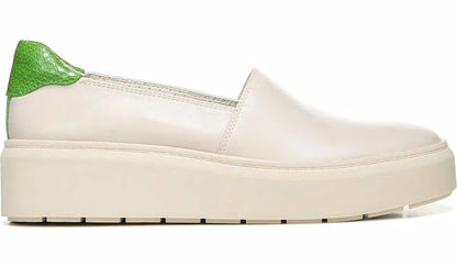Franco Sarto Franco Lodi 2 Platform Slip On Sneaker Putty Snake Print Faux Leather