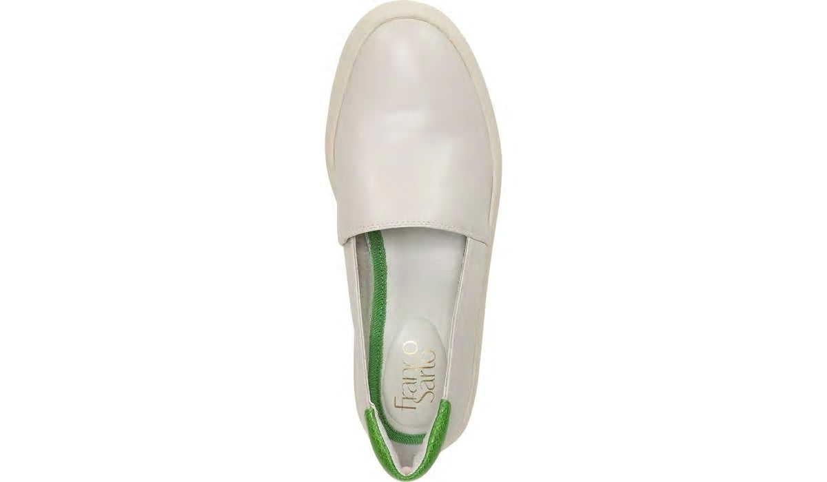 Franco Sarto Franco Lodi 2 Platform Slip On Sneaker Putty Snake Print Faux Leather