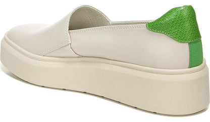 Franco Sarto Franco Lodi 2 Platform Slip On Sneaker Putty Snake Print Faux Leather