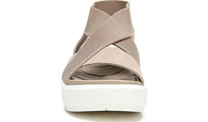 Franco Sarto Franco Niko Platform Sandal Summer Beige Suede