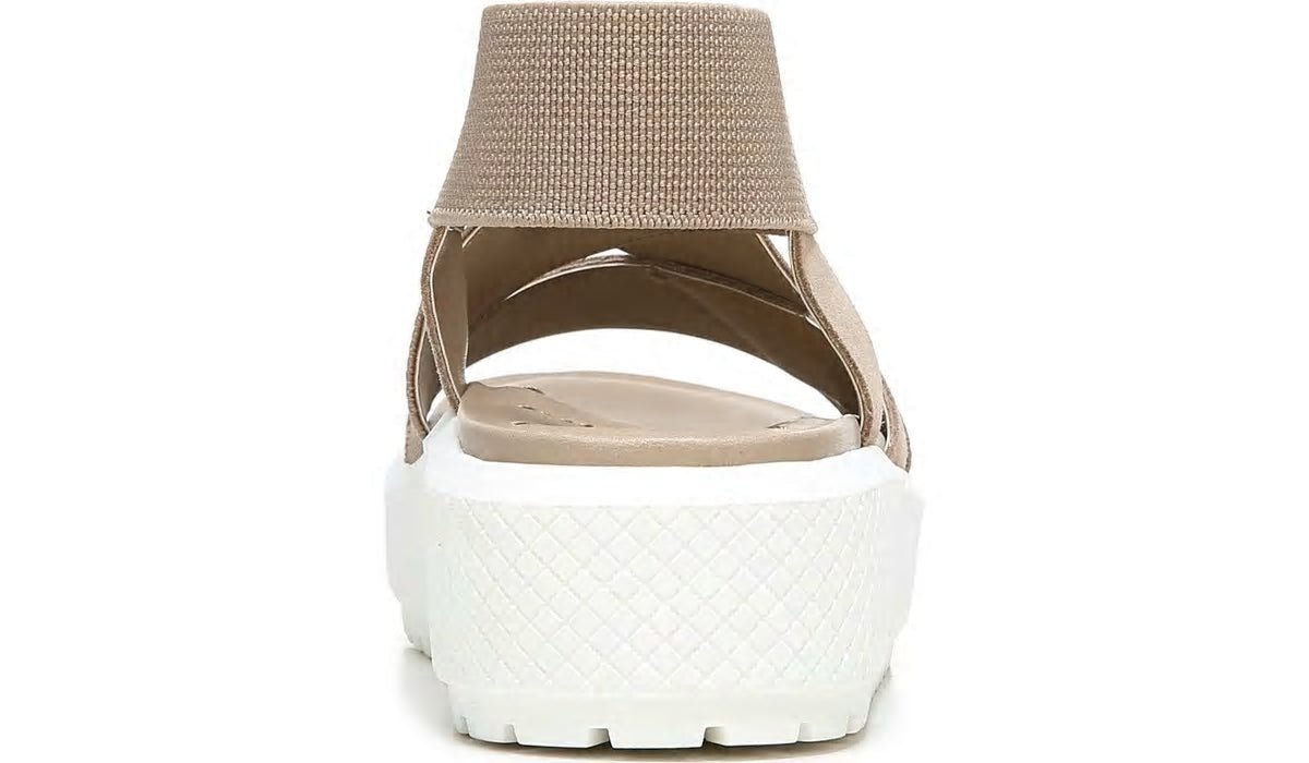 Franco Sarto Franco Niko Platform Sandal Summer Beige Suede