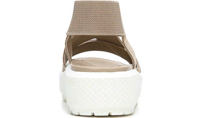Franco Sarto Franco Niko Platform Sandal Summer Beige Suede