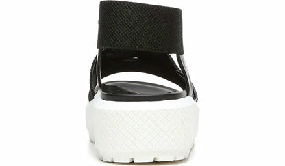 Franco Sarto Franco Niko Platform Sandal Black Leather