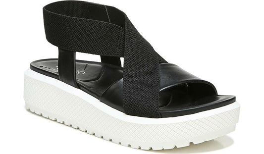 Franco Sarto Franco Niko Platform Sandal Black Leather