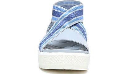 Franco Sarto Franco Niko Platform Sandal Light Blue Leather