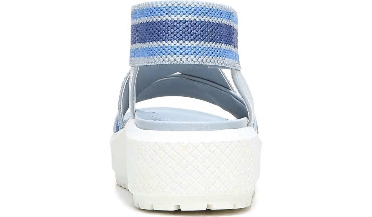 Franco Sarto Franco Niko Platform Sandal Light Blue Leather