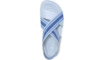 Franco Sarto Franco Niko Platform Sandal Light Blue Leather