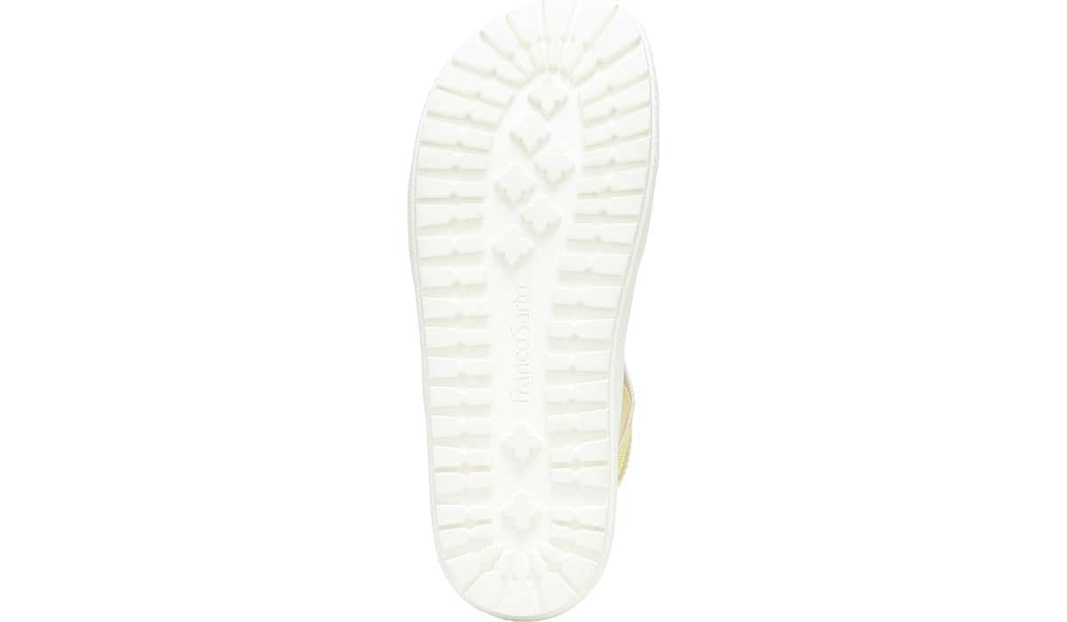 Franco Sarto Franco Niko Platform Sandal Light Yellow Leather