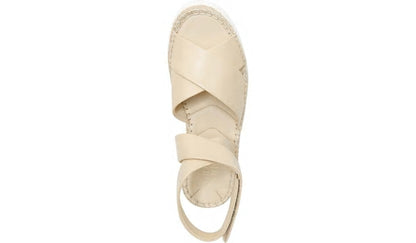 Franco Sarto Franco Brock Platform Sandal Beige Leather