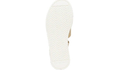Franco Sarto Franco Brock Platform Sandal Beige Leather