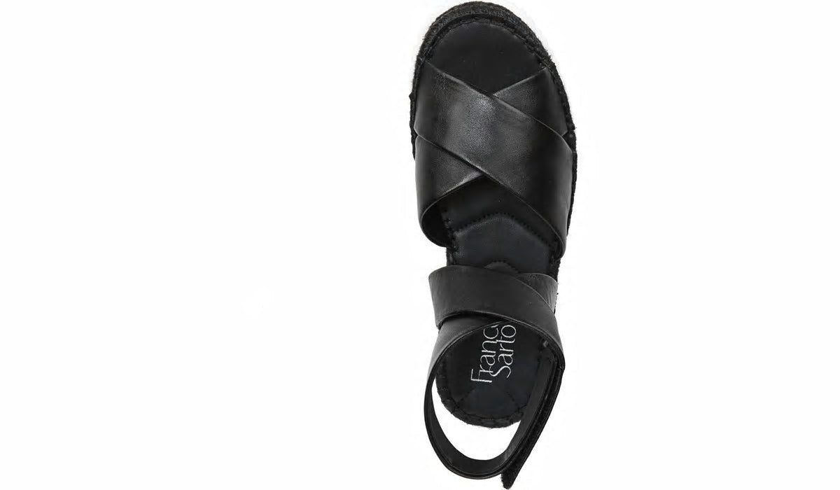 Franco Sarto Franco Brock Platform Sandal Black Leather