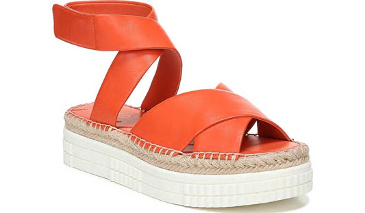 Franco Sarto Franco Brock Platform Sandal Tangerine Leather