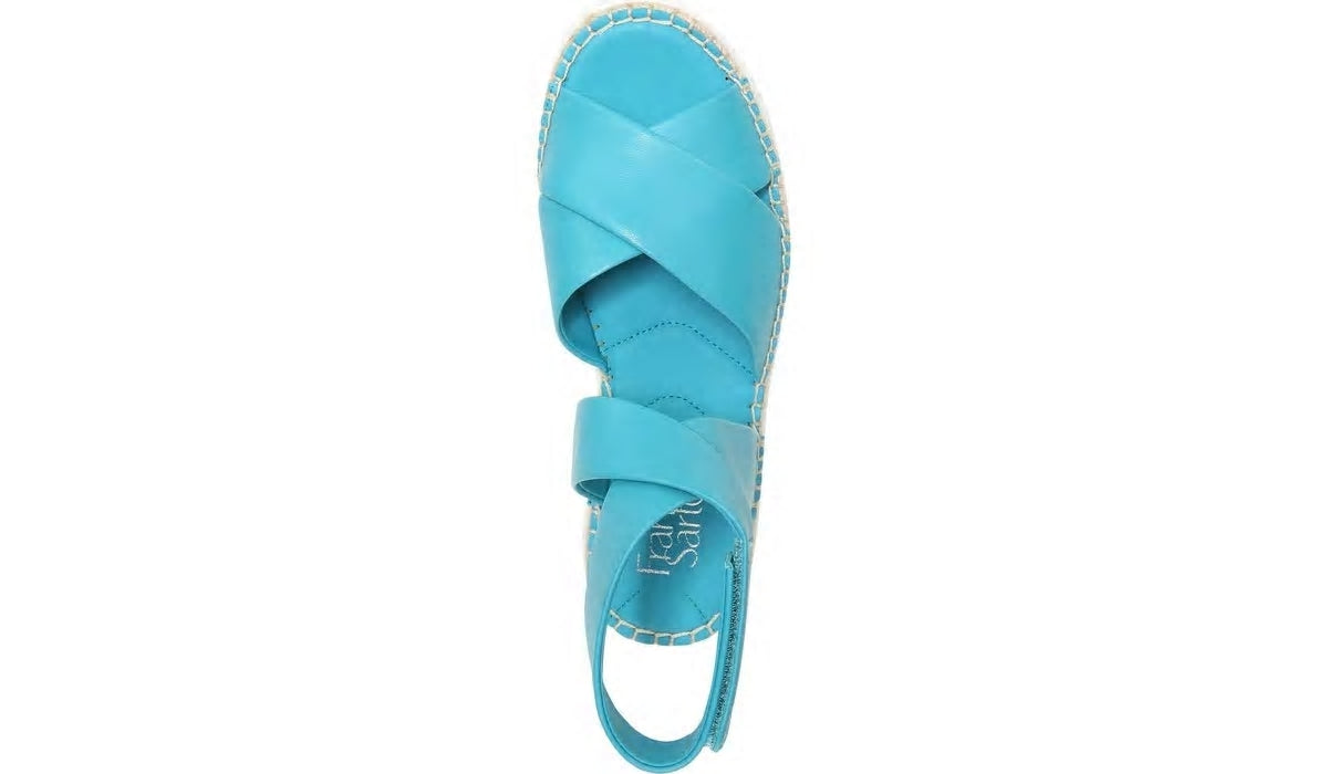 Franco Sarto Franco Brock Platform Sandal Teal Leather