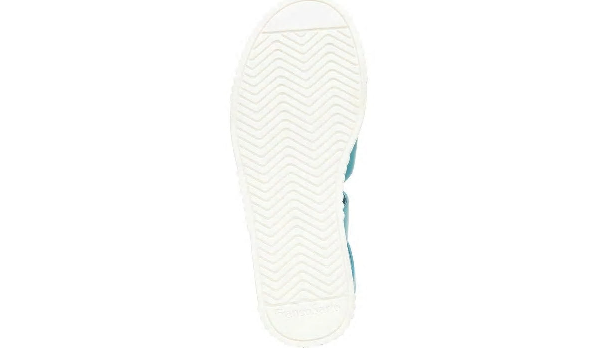 Franco Sarto Franco Brock Platform Sandal Teal Leather