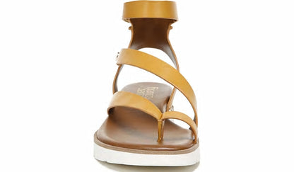 Franco Sarto Franco Daven Gladiator Sandal Goldenrod Faux Leather