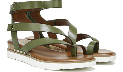 Franco Sarto Franco Daven Gladiator Sandal Olive Faux Leather