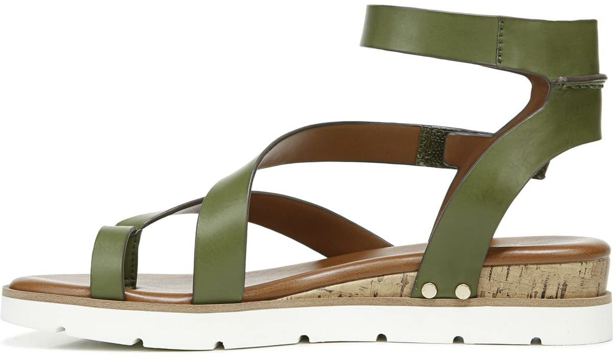 Franco Sarto Franco Daven Gladiator Sandal Olive Faux Leather
