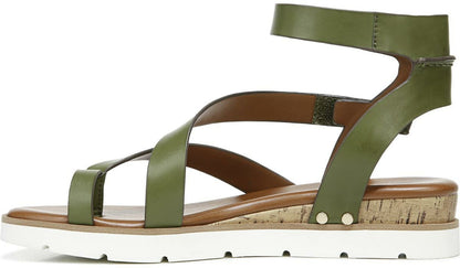 Franco Sarto Franco Daven Gladiator Sandal Olive Faux Leather