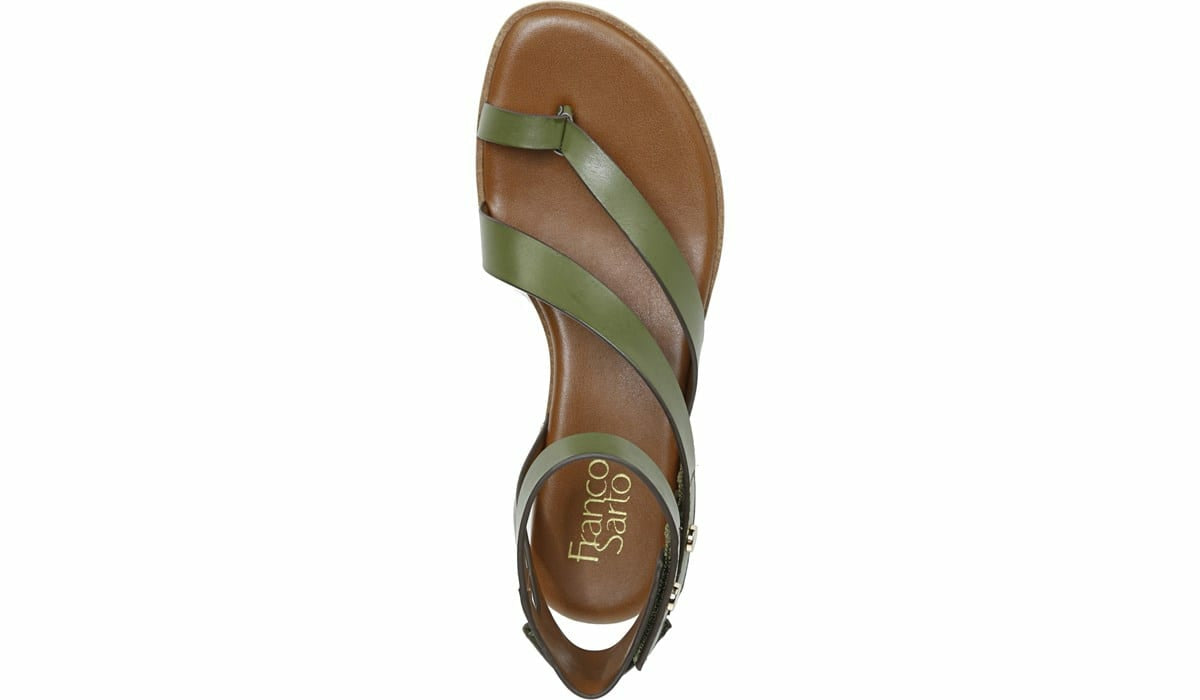 Franco Sarto Franco Daven Gladiator Sandal Olive Faux Leather