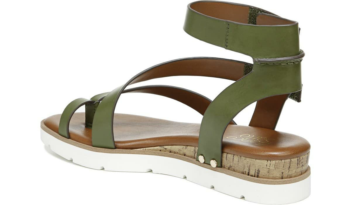 Franco Sarto Franco Daven Gladiator Sandal Olive Faux Leather
