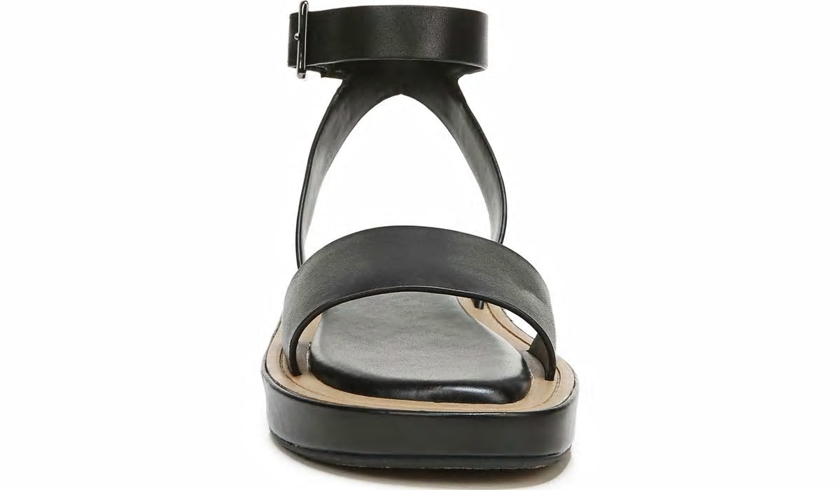 Franco Sarto Franco Eden Platform Sandal Black Leather