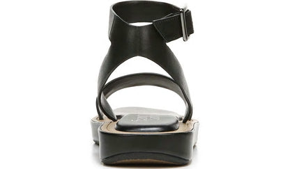 Franco Sarto Franco Eden Platform Sandal Black Leather
