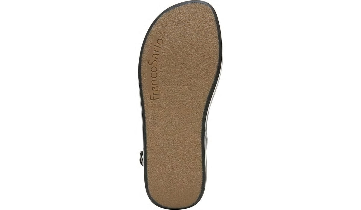 Franco Sarto Franco Eden Platform Sandal Black Leather
