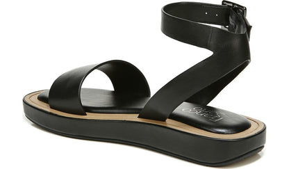 Franco Sarto Franco Eden Platform Sandal Black Leather