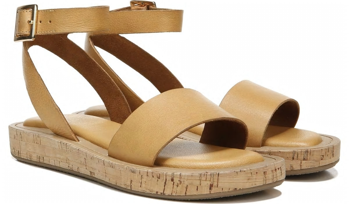 Franco Sarto Franco Eden Platform Sandal Camel Leather