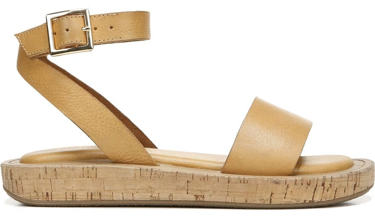Franco Sarto Franco Eden Platform Sandal Camel Leather