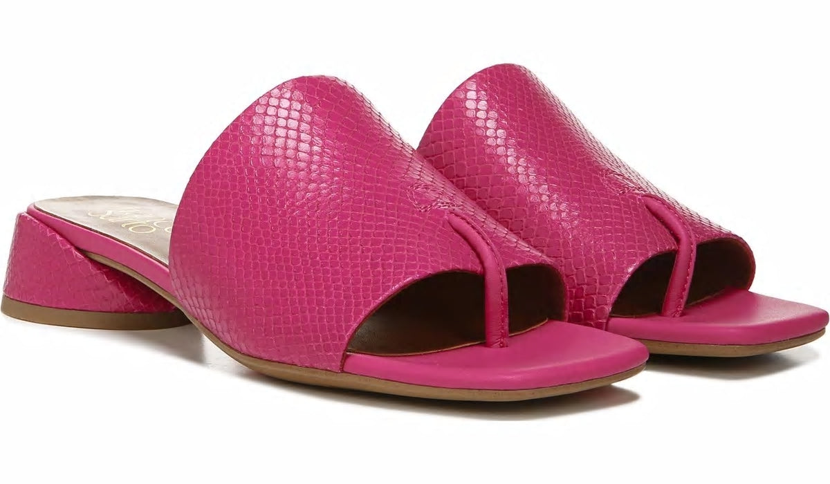 Franco Sarto Franco Loran Sandal Fuchsia Leather