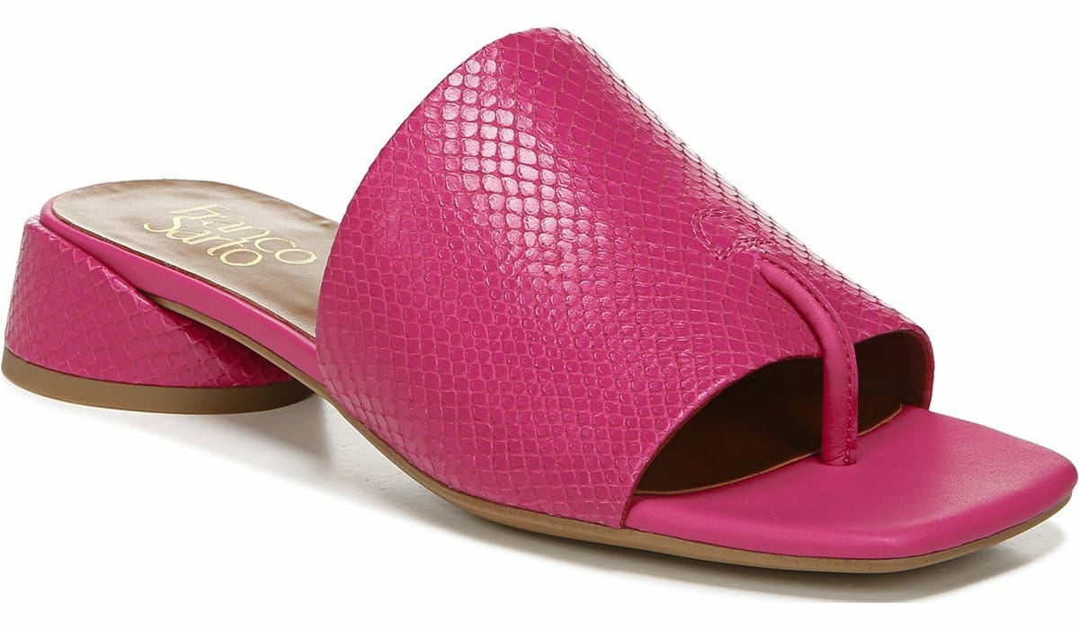 Franco Sarto Franco Loran Sandal Fuchsia Leather