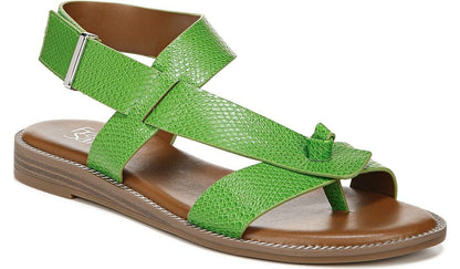 Franco Sarto Franco Glenni Sandal Green Apple Snake Faux Leather