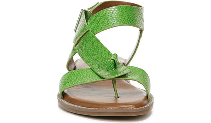 Franco Sarto Franco Glenni Sandal Green Apple Snake Faux Leather