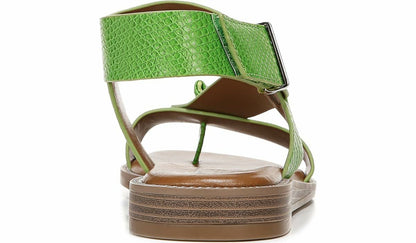 Franco Sarto Franco Glenni Sandal Green Apple Snake Faux Leather
