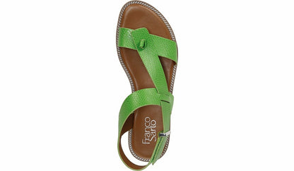 Franco Sarto Franco Glenni Sandal Green Apple Snake Faux Leather