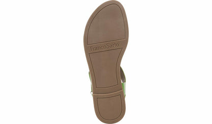 Franco Sarto Franco Glenni Sandal Green Apple Snake Faux Leather
