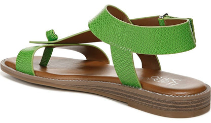 Franco Sarto Franco Glenni Sandal Green Apple Snake Faux Leather