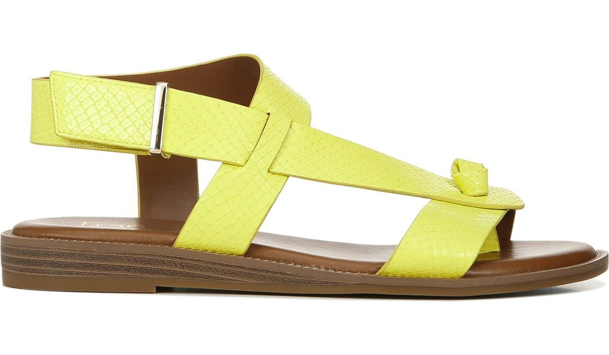 Franco Sarto Franco Glenni Sandal Limeade Snake Faux Leather