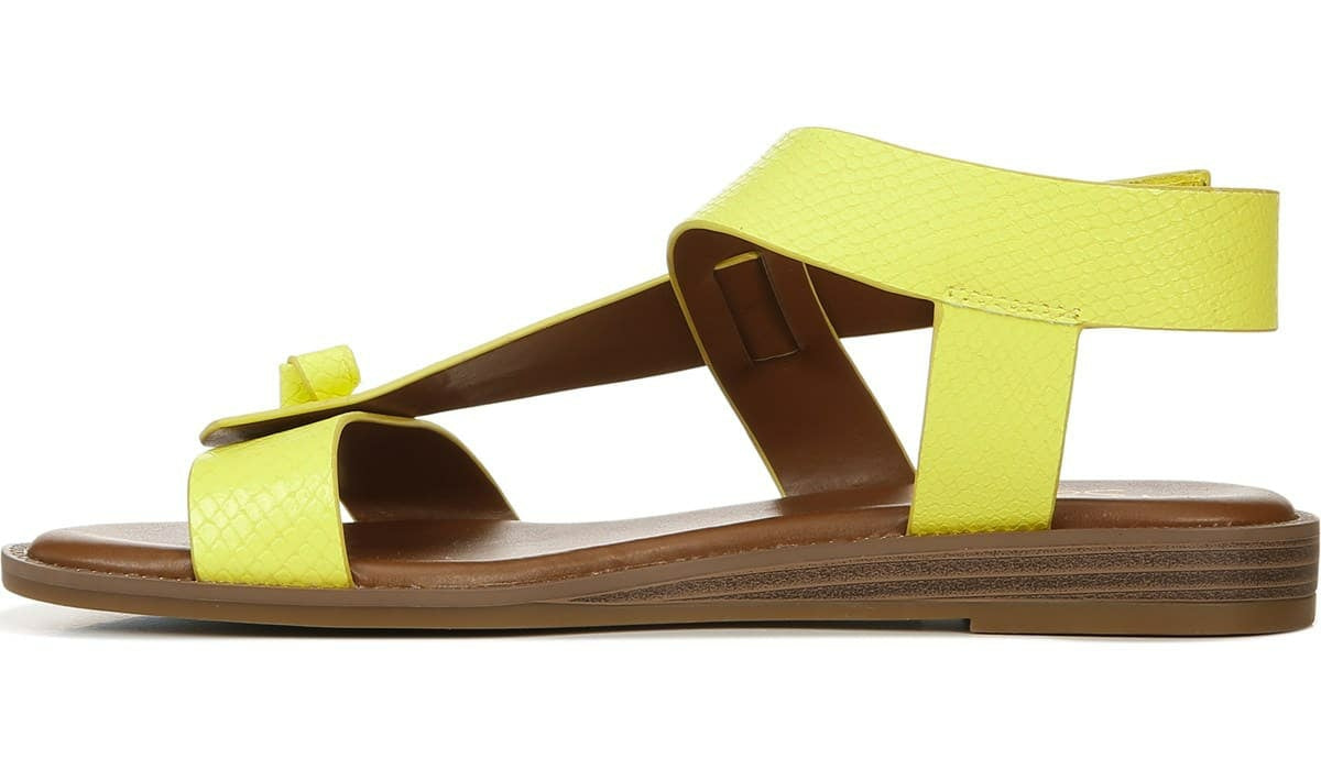 Franco Sarto Franco Glenni Sandal Limeade Snake Faux Leather
