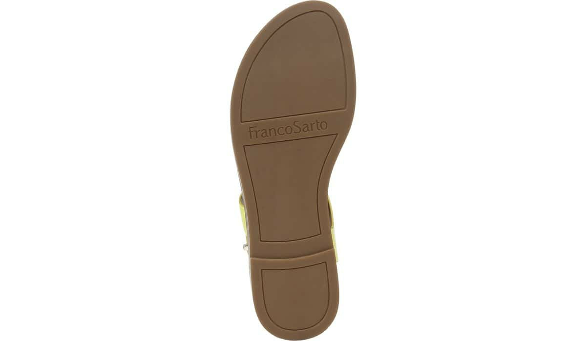 Franco Sarto Franco Glenni Sandal Limeade Snake Faux Leather