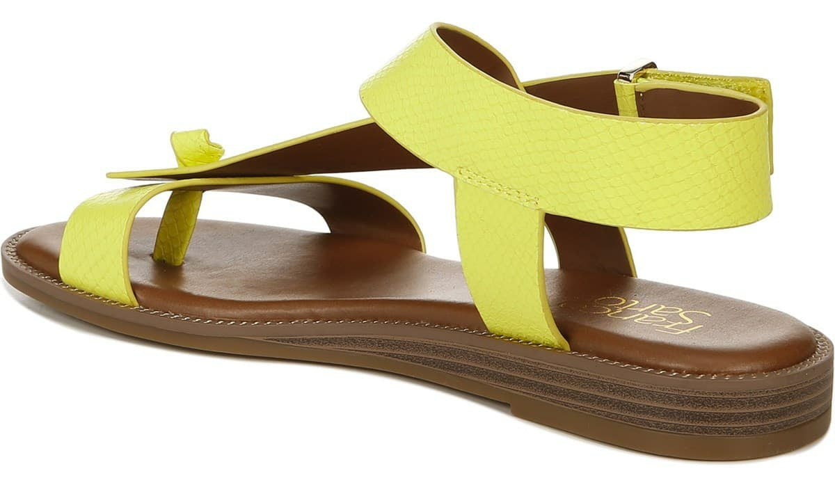 Franco Sarto Franco Glenni Sandal Limeade Snake Faux Leather