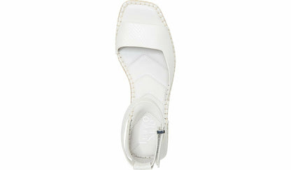 Franco Sarto Franco Camera Espadrille Wedge Sandal Putty Snake Print Faux Leather