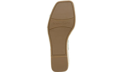 Franco Sarto Franco Carezza Espadrille Wedge Sandal Mint Leather