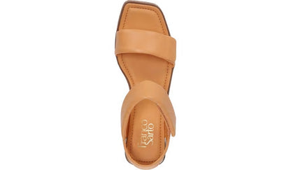 Franco Sarto Franco Sweety Platform Wedge Sandal Cantaloupe Leather