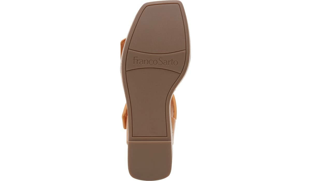Franco Sarto Franco Sweety Platform Wedge Sandal Cantaloupe Leather