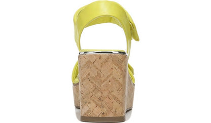 Franco Sarto Franco Sweety Platform Wedge Sandal Limeade Leather