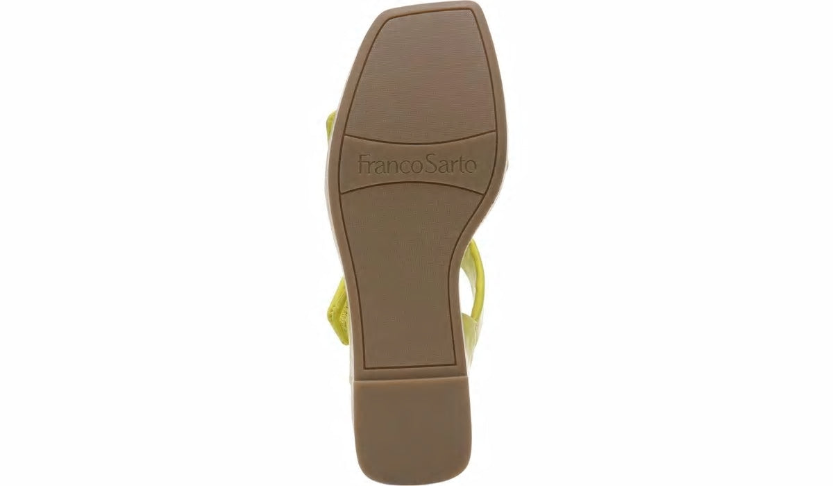 Franco Sarto Franco Sweety Platform Wedge Sandal Limeade Leather