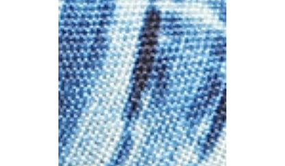 Franco Sarto Franco Clemens Espadrille Wedge Sandal Blue Canvas