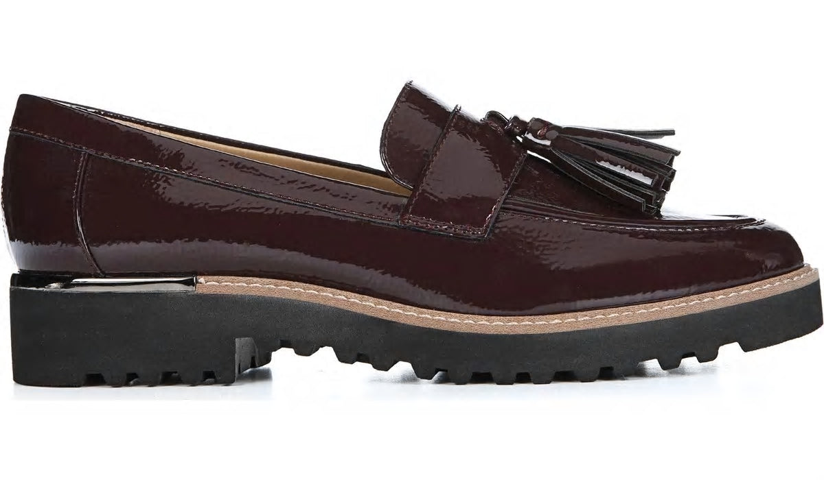 Franco Sarto Franco Carolynn Loafer Burgundy Faux Patent